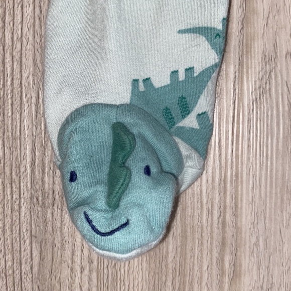 3-6 Month Dinosaur Footie Pajamas - Picture 3 of 6